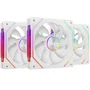 Mars Gaming MF-LINKFINITYKIT2W Kit 3 Ventiladores 12cm ARGB Infinity Mirror Blanco